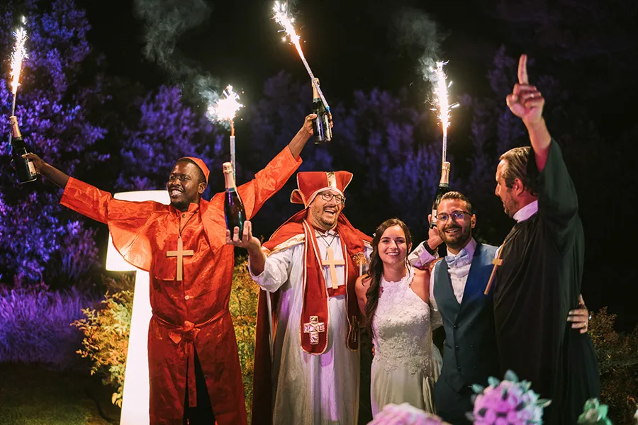 Photo de soirée piéce montée mariage aix en provence paca